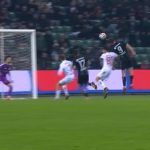 Churlinov’un şutunda top direkte patladı