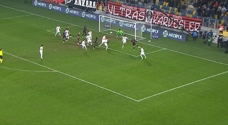 İşte Gençlerbirliği’nin ofsayta takılan golü