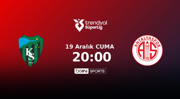 MUHTEMEL 11’LER | Kocaelispor – Hesap.com Antalyaspor