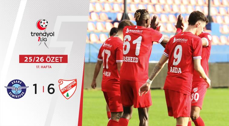 ÖZET | 7 gollü maçta Boluspor şov yaptı!