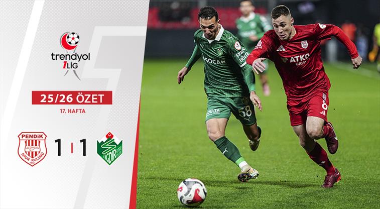 ÖZET | Atko Grup Pendikspor sahasında liderliği kaptırdı!