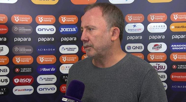 Sergen Yalçın: “Beraberliği kurtardığımıza seviniyoruz”