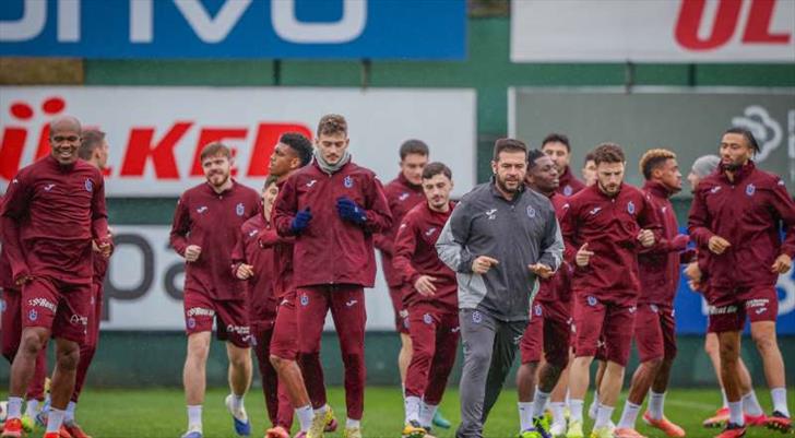 Trabzonspor, Beşiktaş maçının hazırlıklarına devam etti