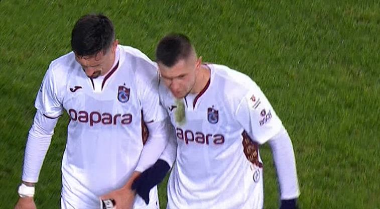 Trabzonspor’da sakatlık! Oyuna devam edemedi