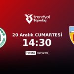 Tümosan Konyaspor’un konuğu Zecorner Kayserispor