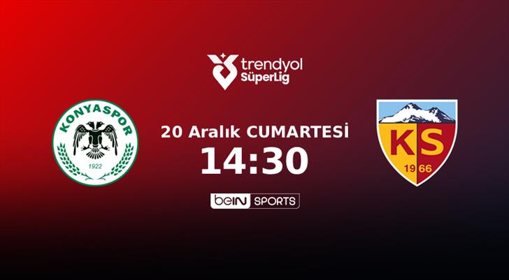 Tümosan Konyaspor’un konuğu Zecorner Kayserispor