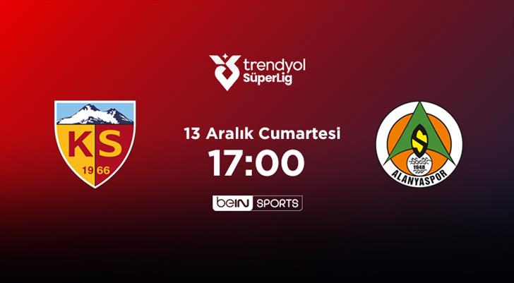 Zecorner Kayserispor – Corendon Alanyaspor